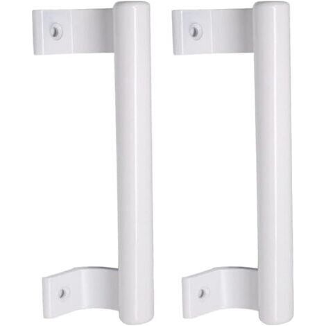 2 pièces poignée de porte coulissante 8 pouces matériau en alliage d'aluminium convient pour porte patio, porte en verre. Remplacement de certaines anciennes poignées de porte