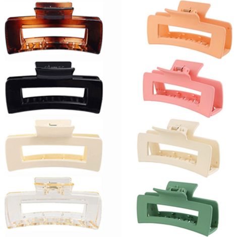 Conjunto de 8 pinzas para el cabello brillantes y esmeriladas, accesorios para el cabello para mujeres y niñas. (1/5)