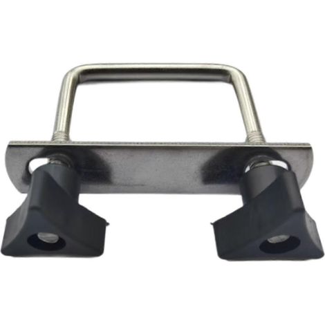 Fixation en U pour coffre de toit, en acier inoxydable résistant à la corrosion et robuste, pour barres de toit transversales de voiture (1/5)