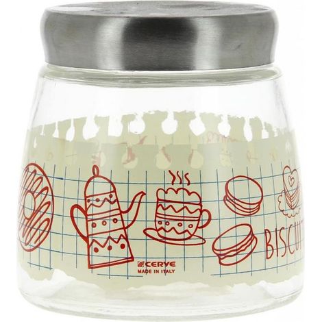 Barattolo Biscottiera contenitore con tappo in alluminio sahara block notes 980 cc (1/3)