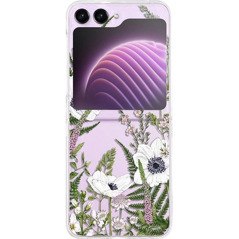 Hartschalenetui für Samsung Galaxy Z Flip 5 5G, Weiße Blumen (1/2)
