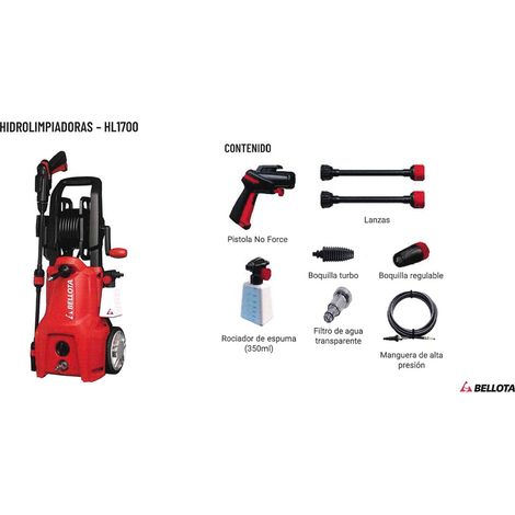Idropulitrice Bellota HL1700E 1.7KW 140 BAR