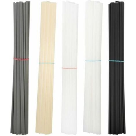 Baguette De Soudage En Plastique - ABS PP PVC PE - Pour Réparation Pare-Chocs Voiture - Pistolet À Air Chaud - 100 Pièces (1/4)