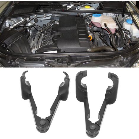 Juego de 2 extractores de tuberías de aire acondicionado de acero inoxidable T40149 resistentes a la corrosión para Audi A5 (a partir de 2007). (1/5)