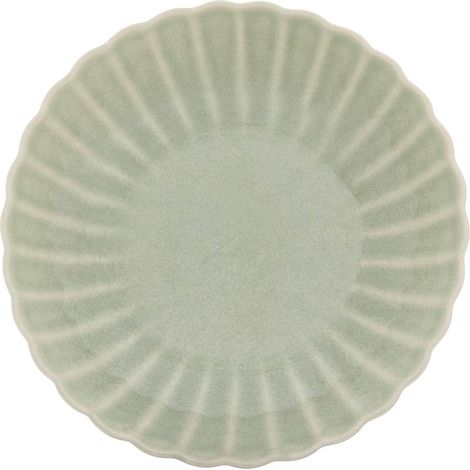 4er-Set runde Romy-Tief Teller, Durchmesser 20 cm, grün - Atmosphera créateur d'intérieur (1/2)