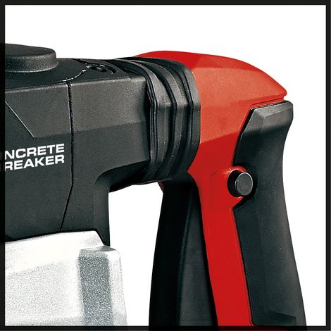 Einhell Marteau Démolisseur TE-DH 32 (1500 W, force de frappe de 32 J, mandrin SDS-max, poignée principale anti-vibration + revêtement souple Softgrip, vendu avec pointeau et burin plat + E-box) — vue 3