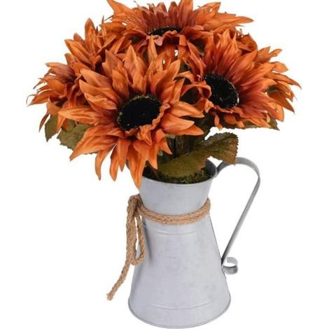 colorspec Kunstblumen Herbst 7 Künstliche Herbstblumen in Metalltopf (1/5)