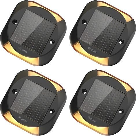 Lot de4 Lampe Solaire Exterieur Blanc Chaud 3000K, IP65 Étanche (1/5)