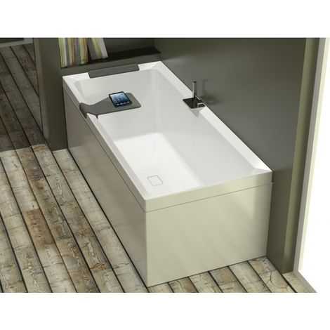 Baignoire rectangulaire NOVELLINI DIVINA avec appui-tête 170x75 cm