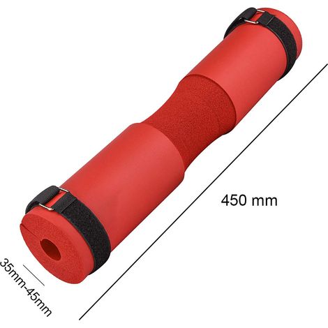 Coussin Pour Squats - Mousse Haute Densité - Support Barre Haltère Épaules Nuque - Pour Hip Thrust Et Musculation - 1 Pièce (1/5)