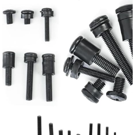 Kit de 68 vis de fixation murale pour téléviseur - Vis en acier au carbone M4, M5 et M8 pour l'installation du support TV (1/3)