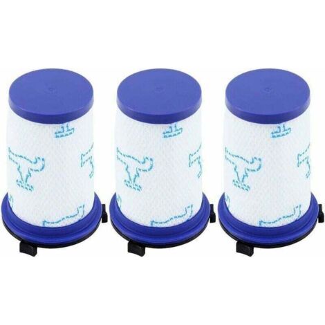 Lot de 3 Filtre de remplacement pour Rowenta Air Force 360 / X-Pert Essential 260 Aspirateur sans fil RH9037 RH9038 RH9039 RH9051 RH9057 RH9079 RH9081 RH9086 (Alternative au ZR009001) (1/3)