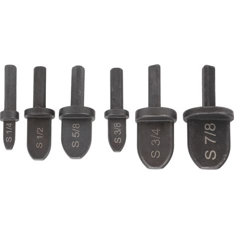 6Pcs Évaseur de Tubes avec Poignée Ronde pour Extension de Tuyaux de Climatisation, Accessoire de Perceuse (1/5)