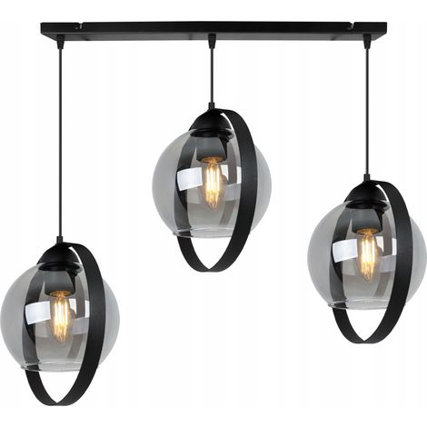 MODERNE HÄNGELAMPE MIT GLASSCHIRMRINGEN