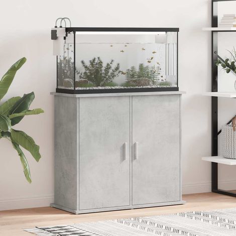 Aquariumständer Betongrau 81 x 36 x 73 cm Holzwerkstoff