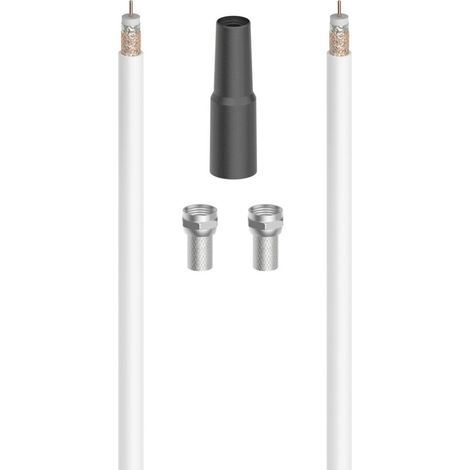 Kit de Raccordement SAT - HAMA - 00205041 - 10 m - 75 Ohms - Compatible HDTV