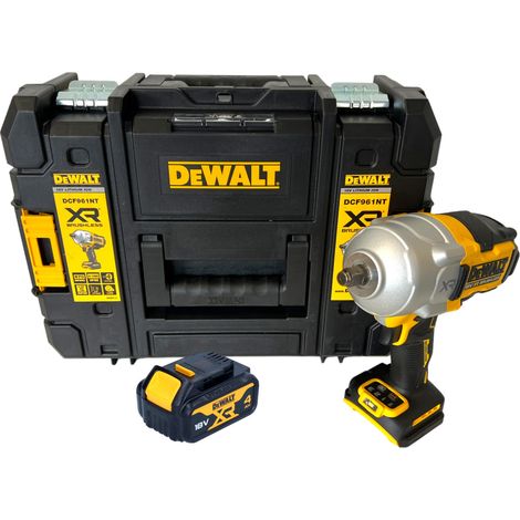 Avvitatore a impulsi a batteria DeWalt DCF 961 NT 18 V 1632 Nm 1/2" brushless + 1x batteria ricaricabile 4,0 Ah + TSTAK - senza caricatore (1/5)
