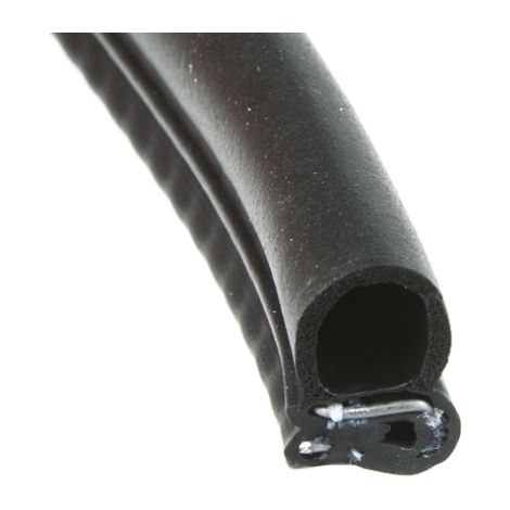 Joint d'étanchéité RS PRO noir, 20m x 25 mm x 16mm ( Prix pour Bobine de 20 Mètres )