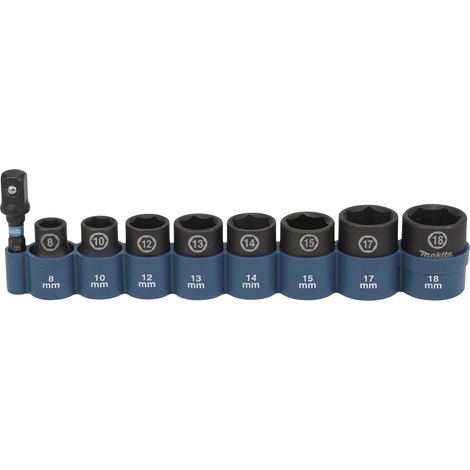 Makita - Steckschlüssel-Set 9-tlg. E-16639 (1/4)