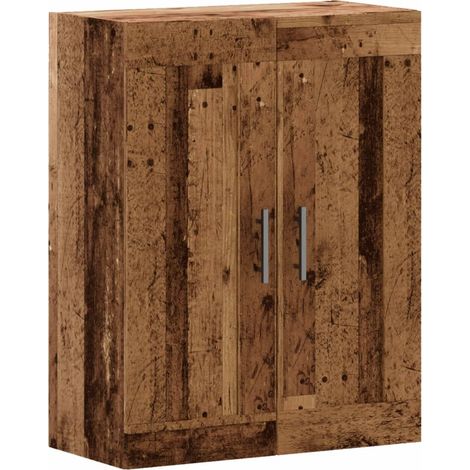 Armoire murale vieux bois 69,5x34x90 cm bois d'ingénierie (1/5)