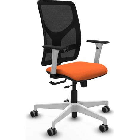 Chaise de bureau piqueras y crespo Motilla blanc mousse haute densité (1/2)