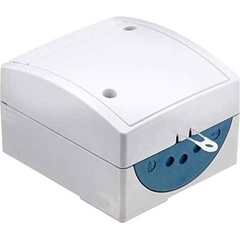 Busch-Jaeger Interruttore a tirante Corda di trazione, commutazione OFF e deviatore grigio/blu-verde - ocean® (2610/6 W-53), 2CKA001383A0141 (1/2)