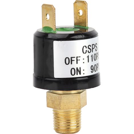 Pressostat robuste pour compresseur d'air 90-110 PSI (1/5)