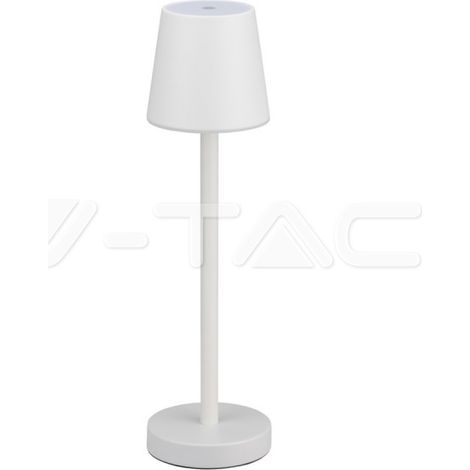 V-TAC 3W wiederaufladbare LED-Tischlampe, Touch-dimmbar, Naturweiß (1/5)