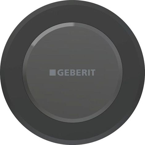 Geberit WC-Steuerung elektronisch, Netzbetrieb, für Omega UP-Spülkasten 12 cm, mit Typ 10 IR-Taster, rund: schwarz matt, 115.956.14.6 (1/4)