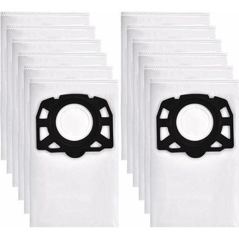 12 vacuum cleaner bags for Karcher WD4 WD5 WD6 Premium, for Karcher MV4, MV5, MV6 wet/dry vacuum cleaners 2.863-006.0-LIAIKI