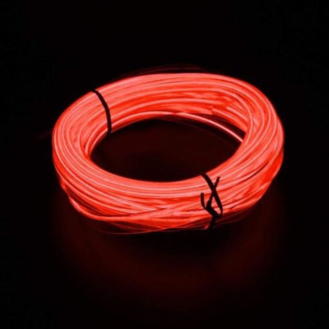 3 m Bandes LED Rouges, Flexible et Découpable, Éclairage Décoratif pour Voiture 12 V