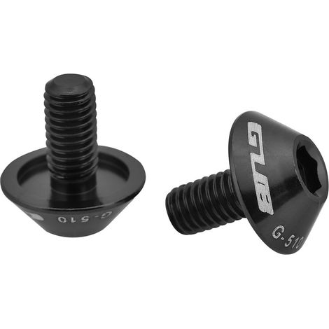 GUB G-510 Lot de 2 vis de fixation M5  12 mm pour porte-bidon de vélo (noir) (1/5)