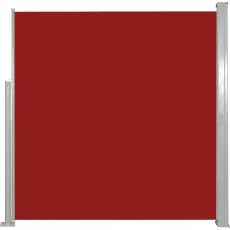 Toldo de protección lateral retráctil para terraza, jardín, terraza, balcón, protección visual, 140 x 300 cm, rojo 020007092 (1/5)