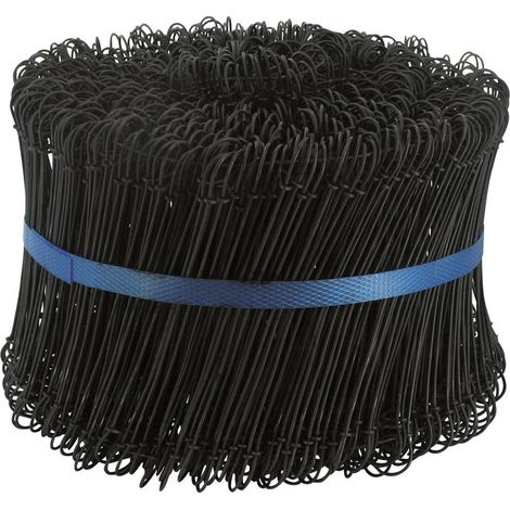 Botte de 1000 liens métalliques – Fil métallique 1.2mm – Longueur 30cm – Pour usage professionnel avec pince ou lieur automatique – Outibat