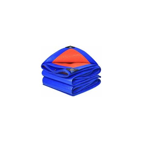 Bâche imperméable, bâche de Jardin avec œillets en Aluminium, bâche tissée bâche de Protection bâche de Bateau bâche pour Bois(2m5m) (1/5)