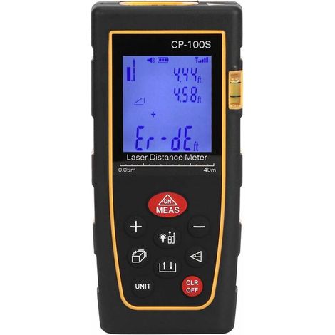 Télémètre Laser Télémètre Laser étanche et étanche à la poussière Télémètre Infrarouge Mesure de Distance Infrarouge Matériau ABS, pour la Construction et l'industrie