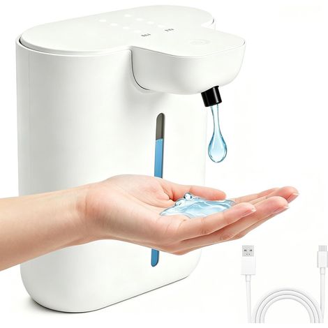 Automatischer Seifenspender – 500 ml – Mit Sensor – Wasserdicht (IPX5) – Wandmontage – Für Bad, Küche, Büro (1/5)