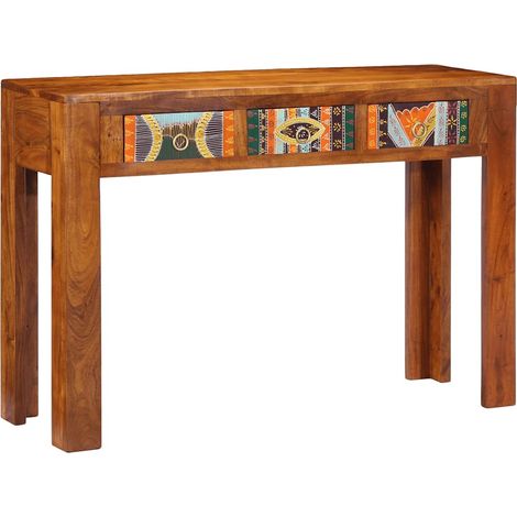 Console Table 110x35x75 cm Solid Wood Acacia vidaXL (1/5)