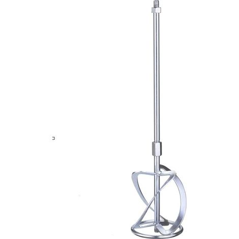 Kit de 1 agitateurs pour mélangeurs peinture et mortier (1 accessoires, longueur totale 58 cm, diamètre de malaxage 120 mm, filetage M14) (1/4)