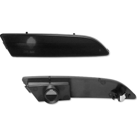 LED Voiture Feu Arrière Côté Coques Boîtier Position Latéral Pare-chocs Avant Arrière Voiture Pour Chrysler Pour Crossfire 2004-2008 Clignotant Sans Ampoule(2PC Front Smoked Len) (1/5)