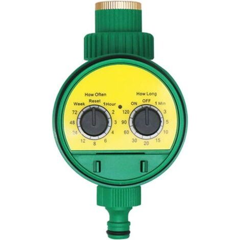 Minuteur d'arrosage. Arrosage automatique pour jardin. Contrôleur d'arrosage étanche avec affichage LED pour plantes, pelouse, jardin et potager. (1/5)
