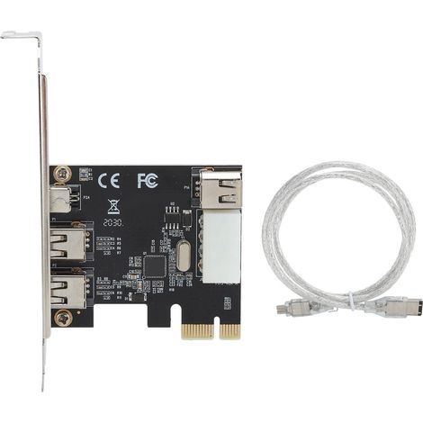 PCIe-Erfassungskarte mit 3 Ports und 1394-Schnittstelle für HD-Videokonvertierung und Adapter-Controller (1/5)