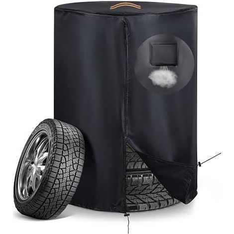 Waterproof Tire Cover Waterproof Tire Protector Cover Wheel Shaft Black Bag (1/5)