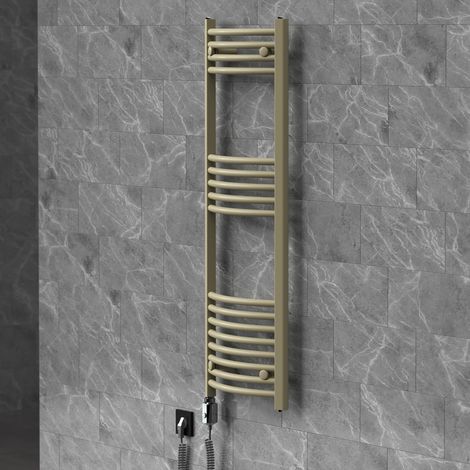 LuxeBath Handtuchheizkörper elektrisch 400 x 1200 mm Badheizkörper Sahara (1/5)