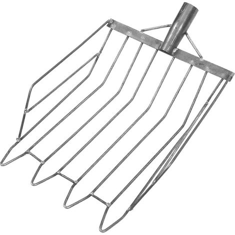 Grande pelle à maïs en métal argenté pour usage extérieur (1/5)