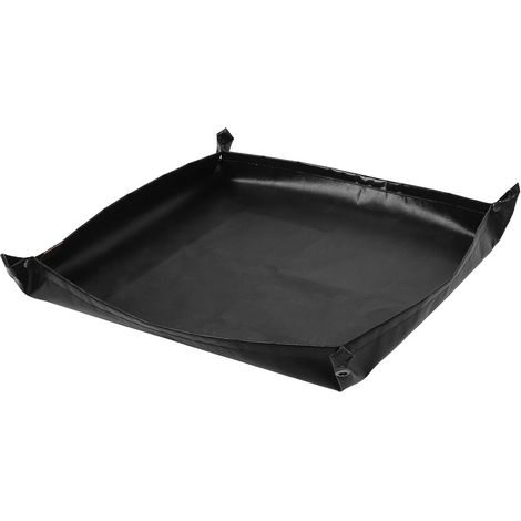Tapis de barbecue extérieur ignifugé en silicone noir – Grande surface résistante à la chaleur (1/5)