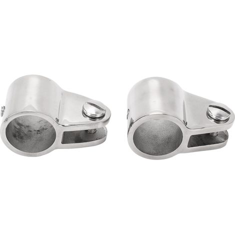 Set aus 2 abnehmbaren und klappbaren Bimini-Montageschienen aus Edelstahl 316, für Bootsbimini-Zubehör