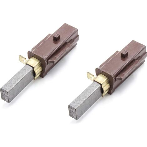 vhbw 2x escobilla con base 6,3x11x33 mm reemplaza Miele 2830480 para aspirador