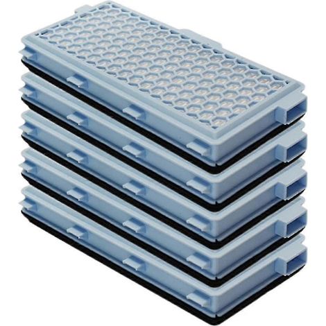Lot de 5 filtres HEPA pour modèles Airclean (type HA 50) Filtres à mèche pour humidificateur HFT600 compatibles avec les humidificateurs tour Honeywell HEV615 et HEV620 (1/5)