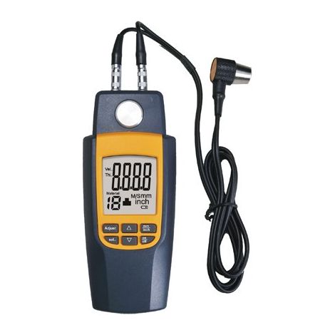 Mesureur d'Épaisseur de Paroi par Ultrason 5 MHz – 1,2 à 225 mm – Métal, Verre, Plastique Réf. 005160